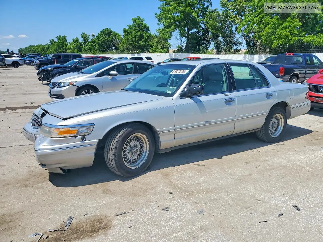 1997 Mercury Grand Marquis Ls VIN: 2MELM75W3VX703767 Lot: 55329826
