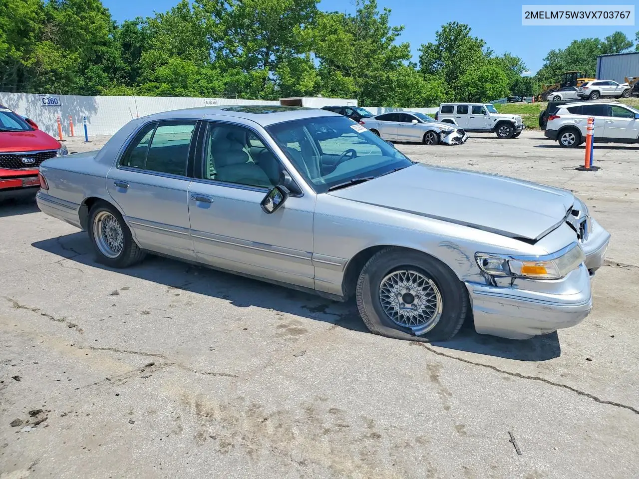 1997 Mercury Grand Marquis Ls VIN: 2MELM75W3VX703767 Lot: 55329826