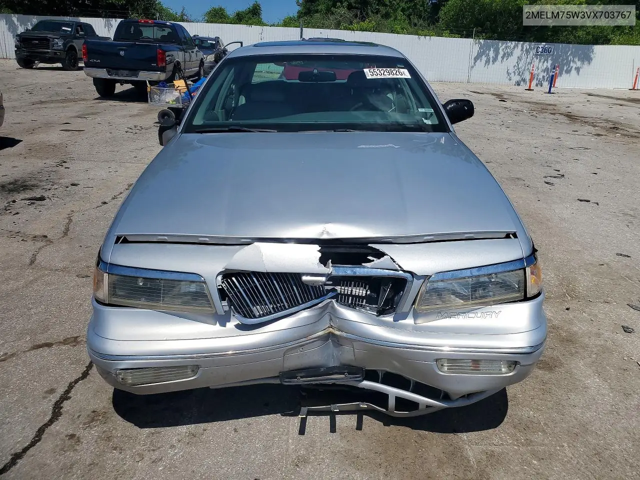 1997 Mercury Grand Marquis Ls VIN: 2MELM75W3VX703767 Lot: 55329826