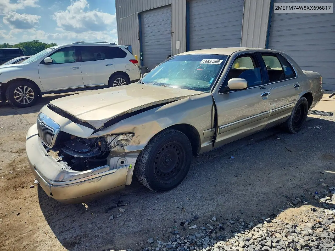 1999 Mercury Grand Marquis Gs VIN: 2MEFM74W8XX696817 Lot: 56837396