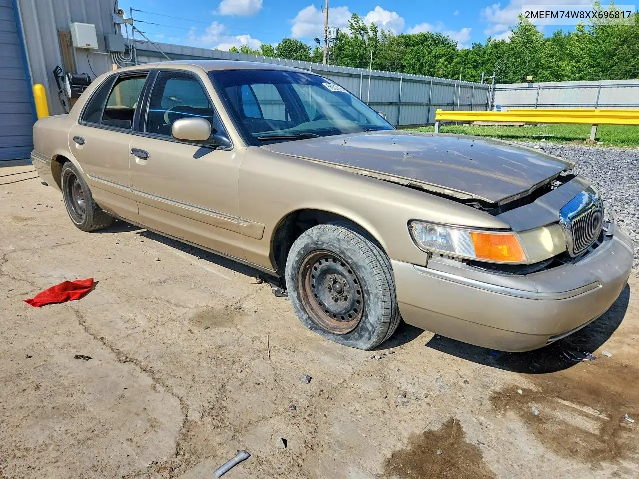 1999 Mercury Grand Marquis Gs VIN: 2MEFM74W8XX696817 Lot: 56837396