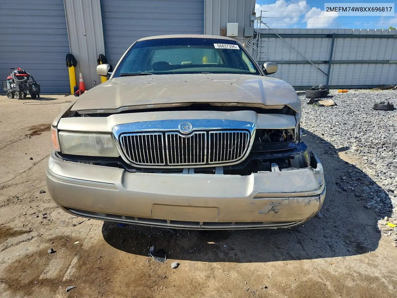 1999 Mercury Grand Marquis Gs VIN: 2MEFM74W8XX696817 Lot: 56837396