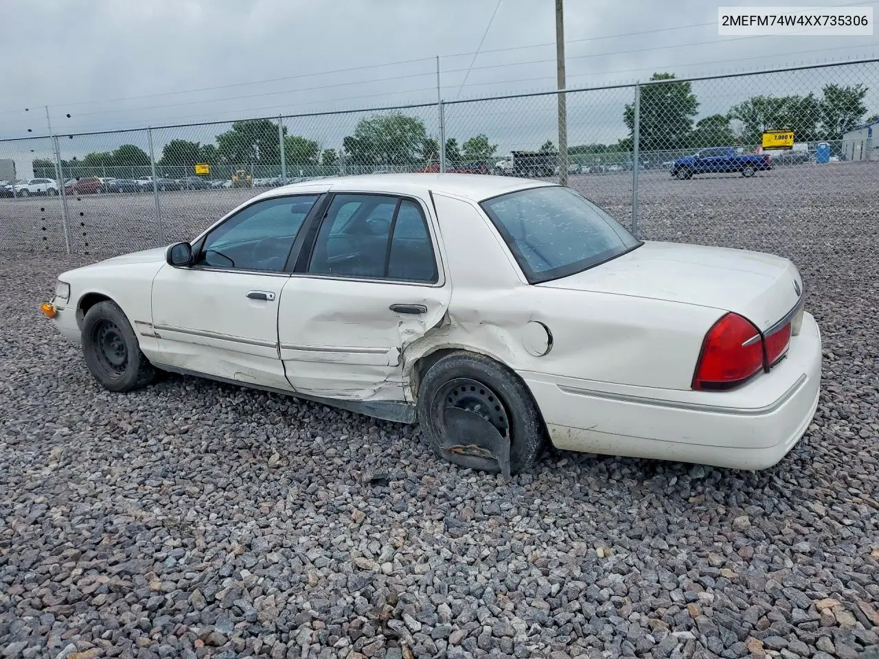 1999 Mercury Grand Marquis Gs VIN: 2MEFM74W4XX735306 Lot: 59121486
