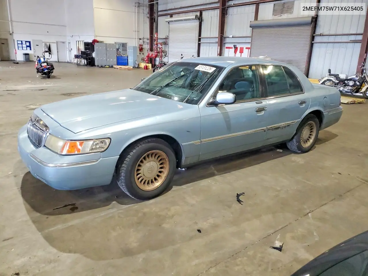 2001 Mercury Grand Marquis Ls VIN: 2MEFM75W71X625405 Lot: 55131226