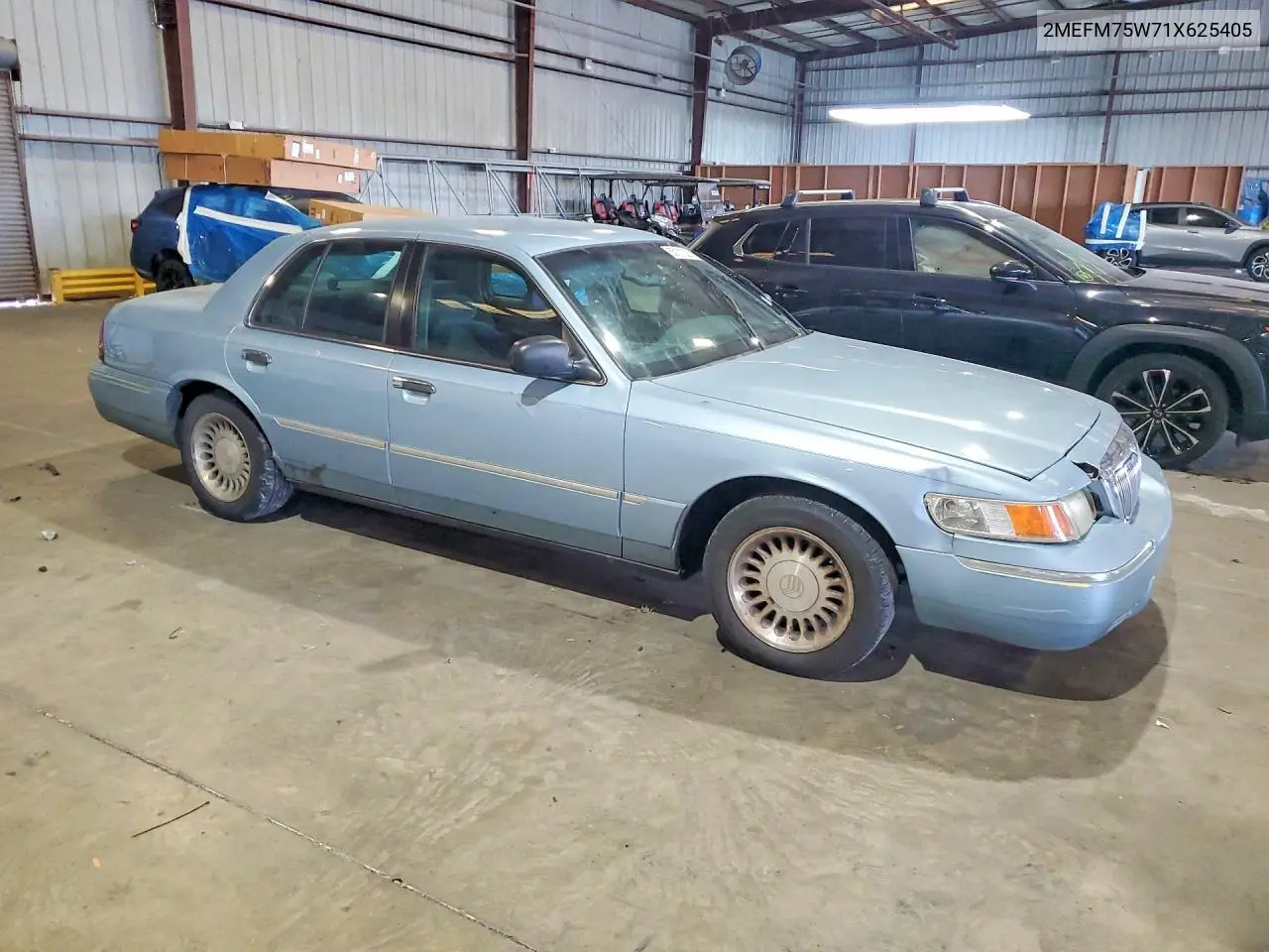 2001 Mercury Grand Marquis Ls VIN: 2MEFM75W71X625405 Lot: 55131226