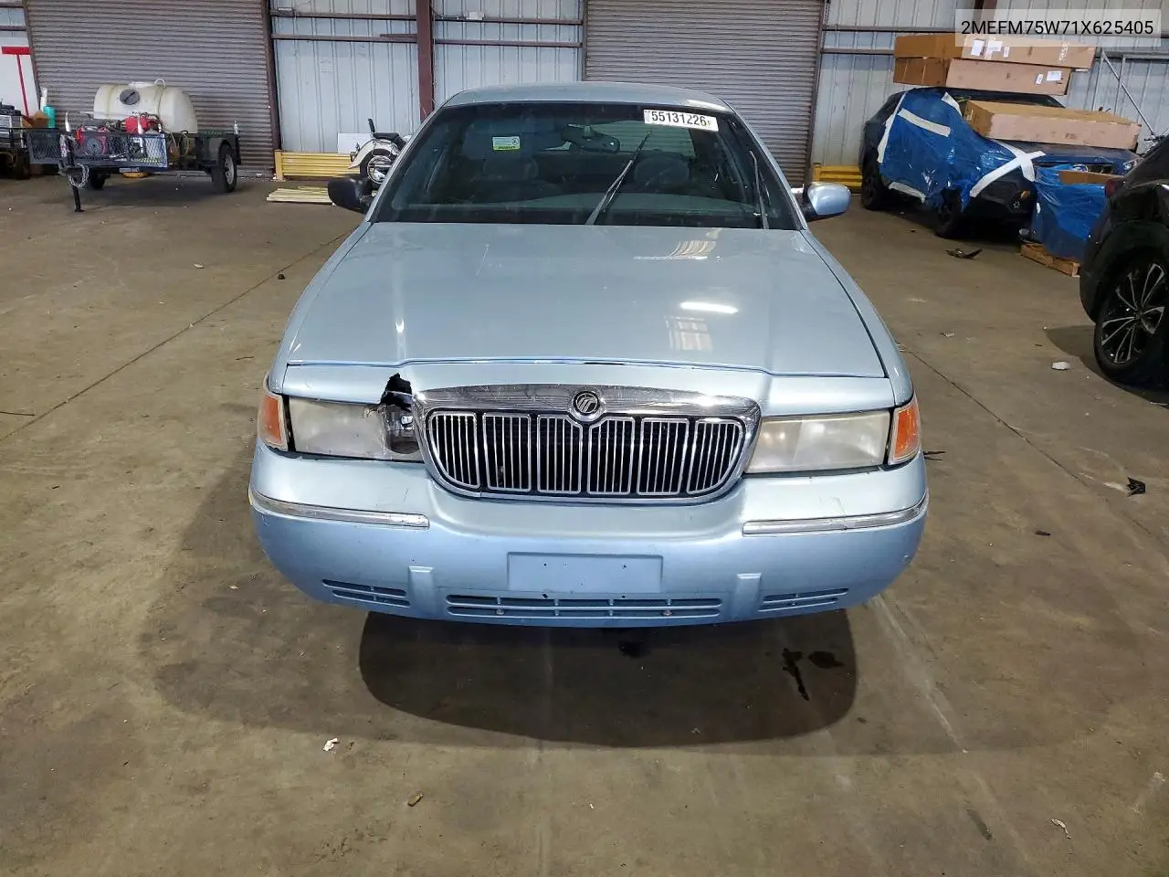 2001 Mercury Grand Marquis Ls VIN: 2MEFM75W71X625405 Lot: 55131226