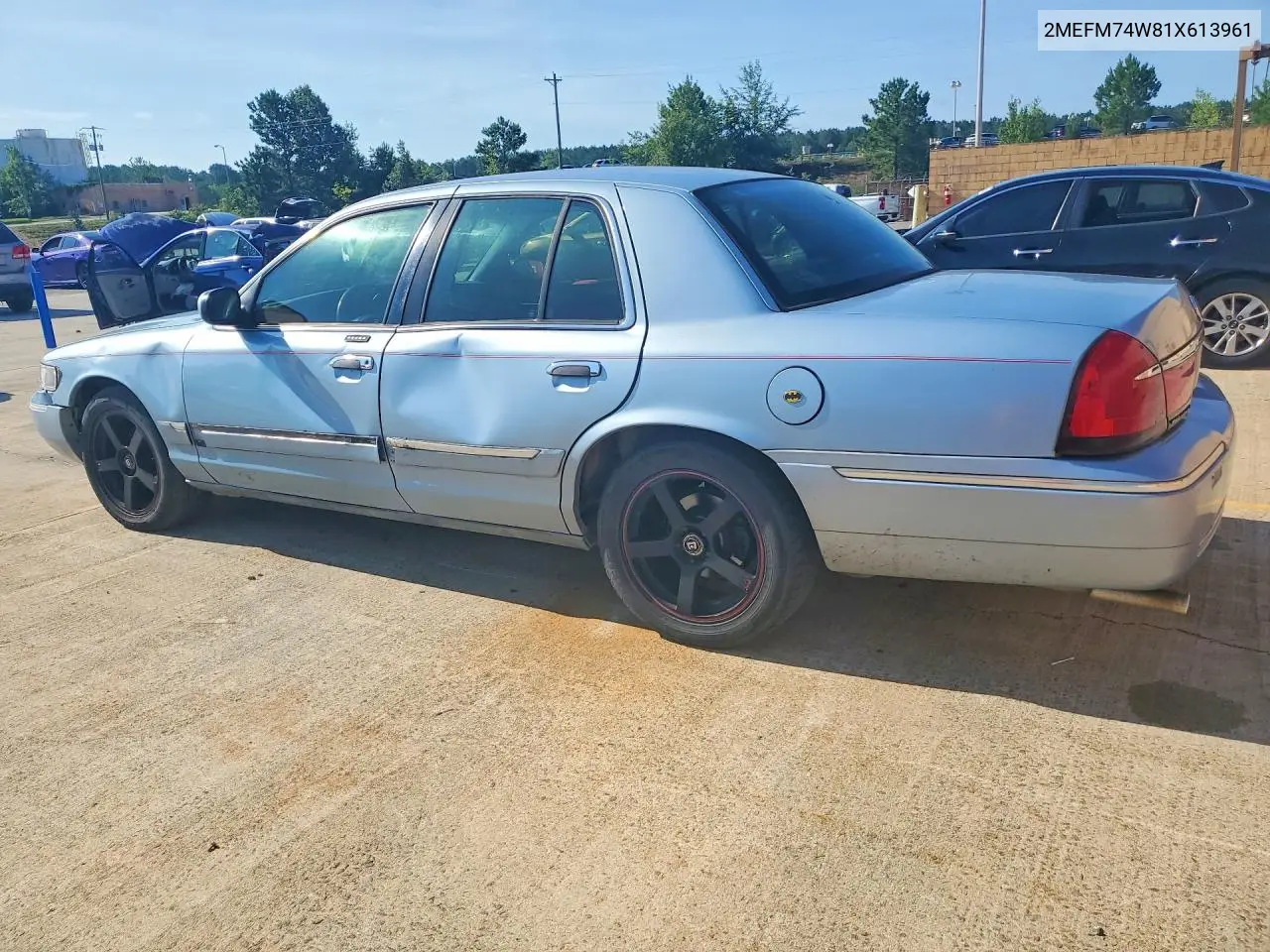 2001 Mercury Grand Marquis Gs VIN: 2MEFM74W81X613961 Lot: 58310506