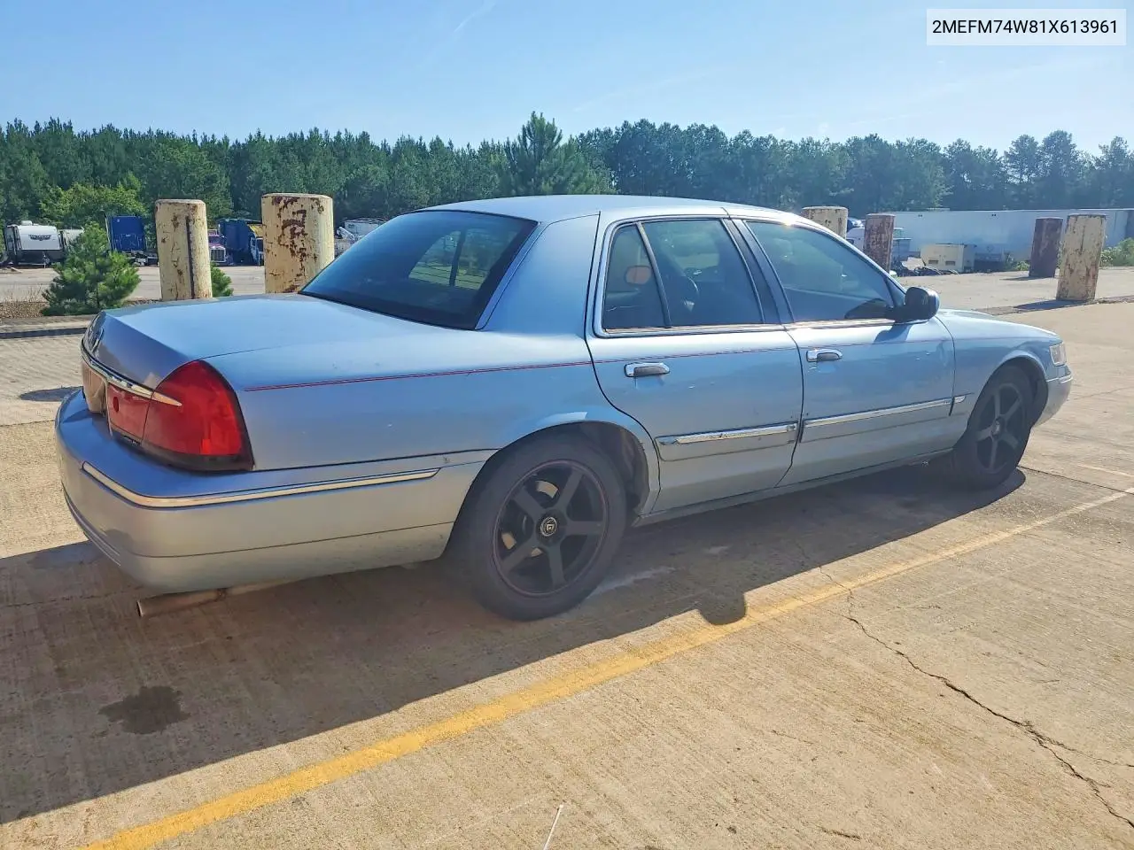 2001 Mercury Grand Marquis Gs VIN: 2MEFM74W81X613961 Lot: 58310506
