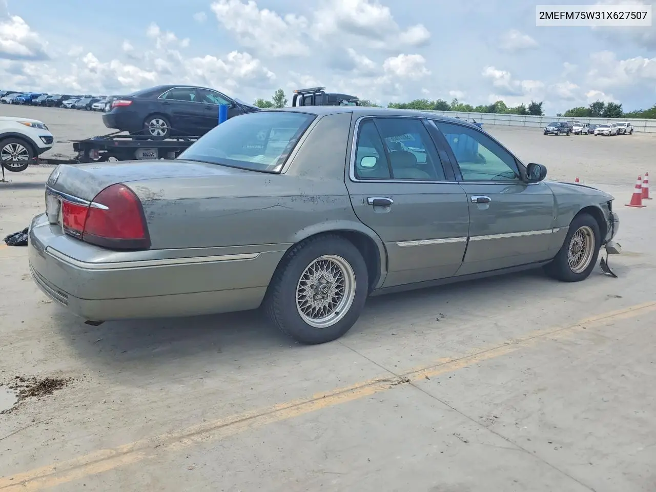 2001 Mercury Grand Marquis Ls VIN: 2MEFM75W31X627507 Lot: 58811626