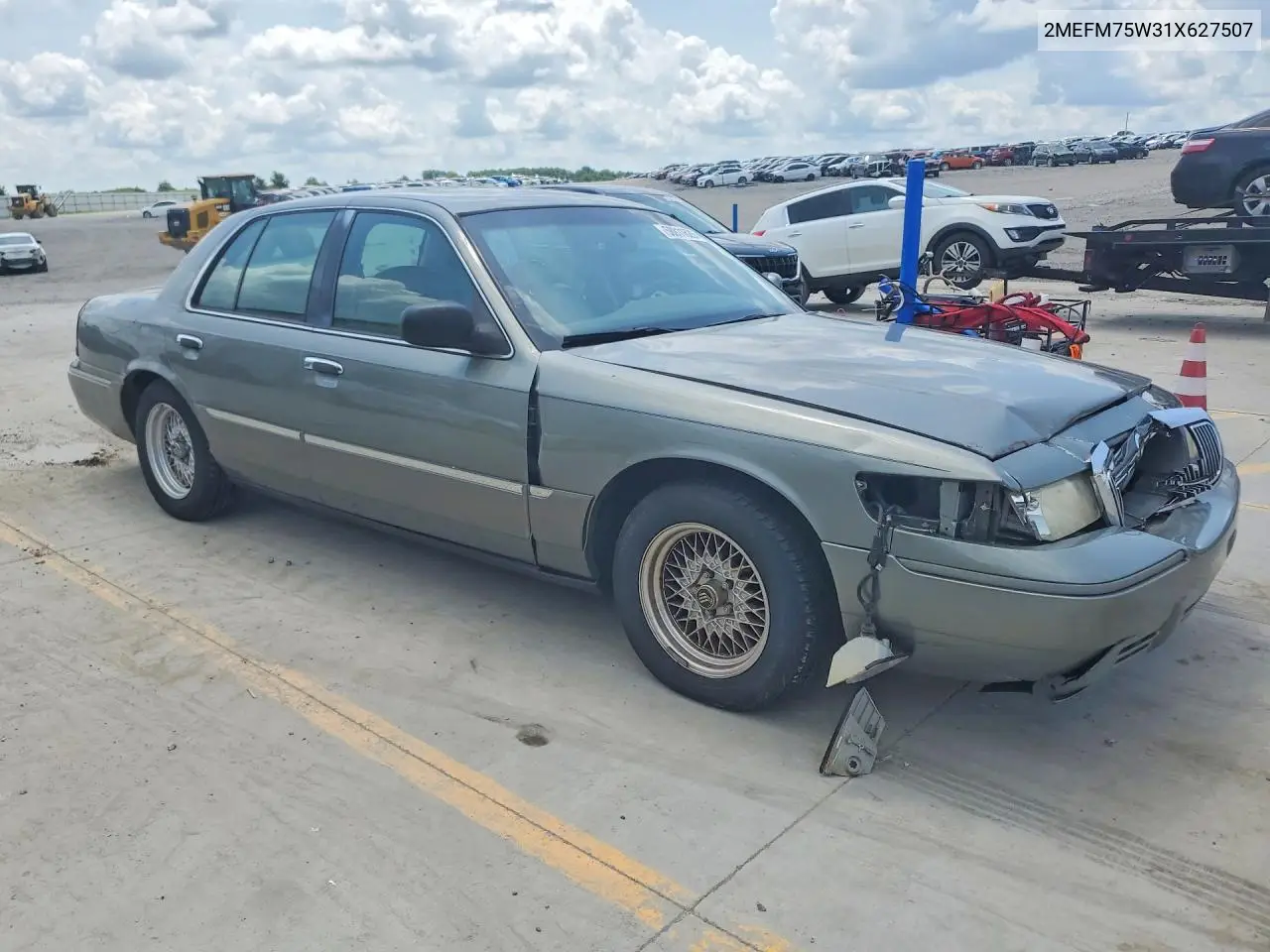 2001 Mercury Grand Marquis Ls VIN: 2MEFM75W31X627507 Lot: 58811626