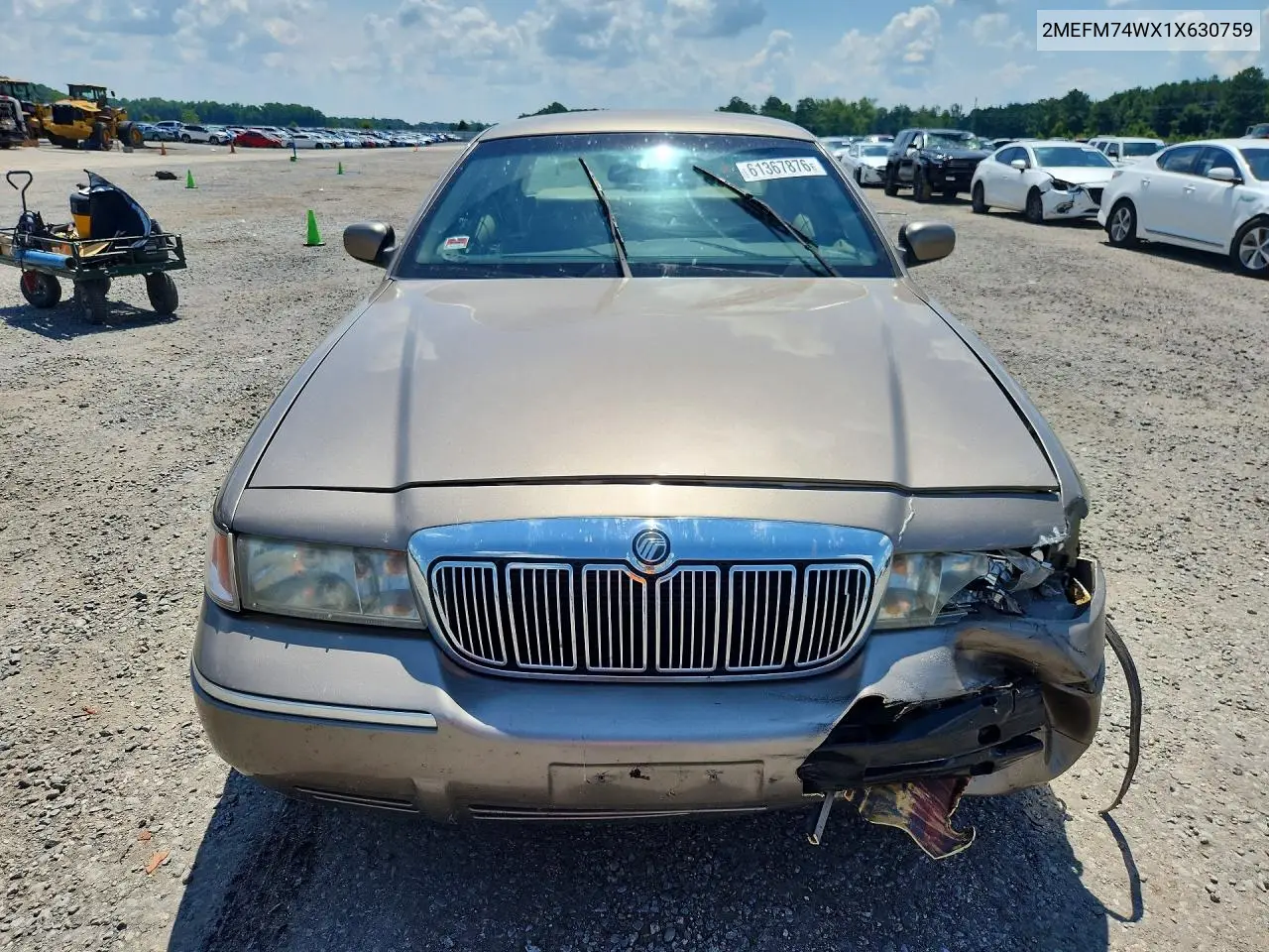 2001 Mercury 190D VIN: 2MEFM74WX1X630759 Lot: 61367876
