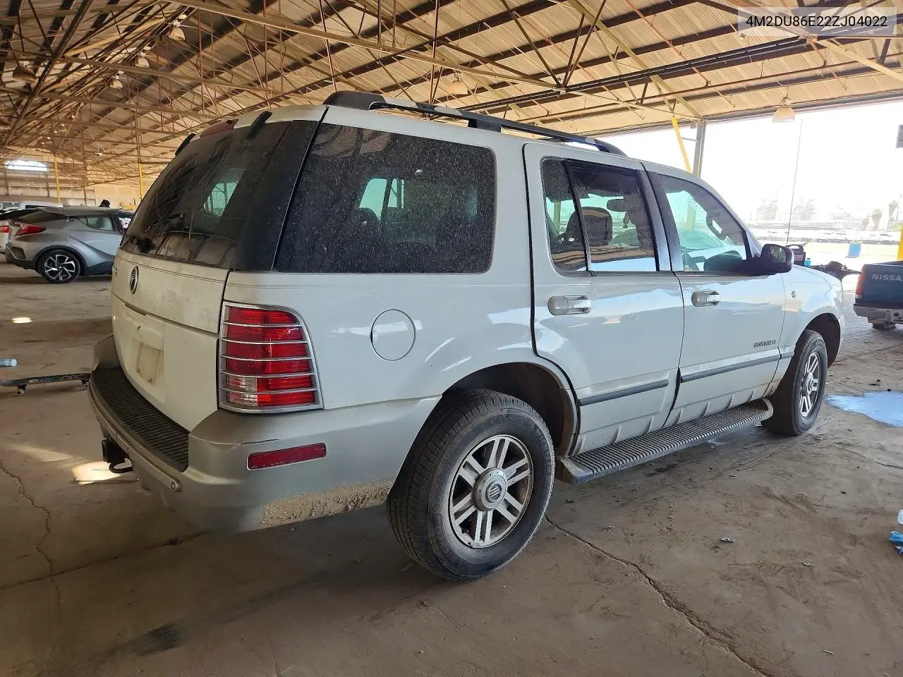 2002 Mercury Mountaineer VIN: 4M2DU86E22ZJ04022 Lot: 55693276