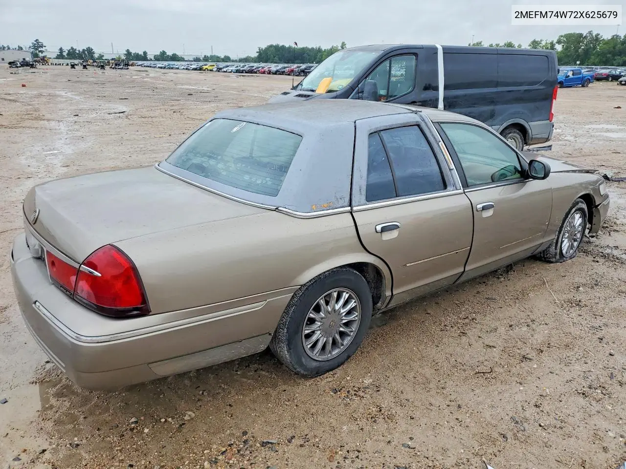 2002 Mercury Grand Marquis Gs VIN: 2MEFM74W72X625679 Lot: 57212606