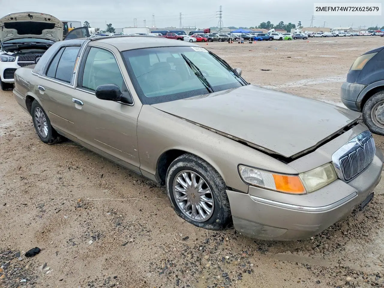 2002 Mercury Grand Marquis Gs VIN: 2MEFM74W72X625679 Lot: 57212606