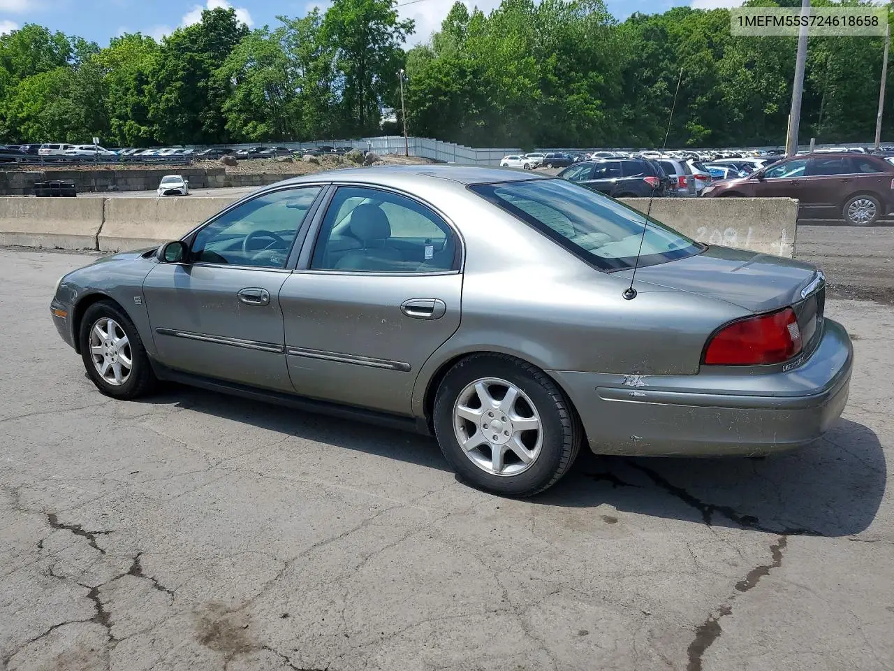 2002 Mercury Sable Ls Premium VIN: 1MEFM55S724618658 Lot: 57240816