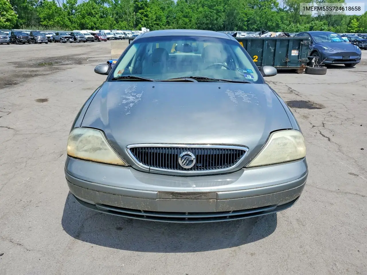 2002 Mercury Sable Ls Premium VIN: 1MEFM55S724618658 Lot: 57240816