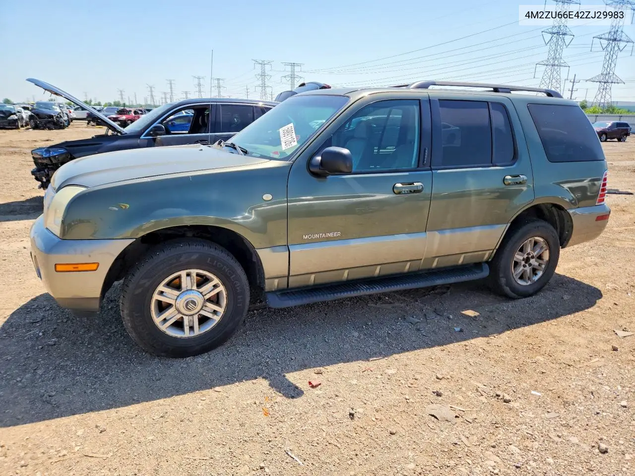 2002 Mercury Mountaineer VIN: 4M2ZU66E42ZJ29983 Lot: 59891126