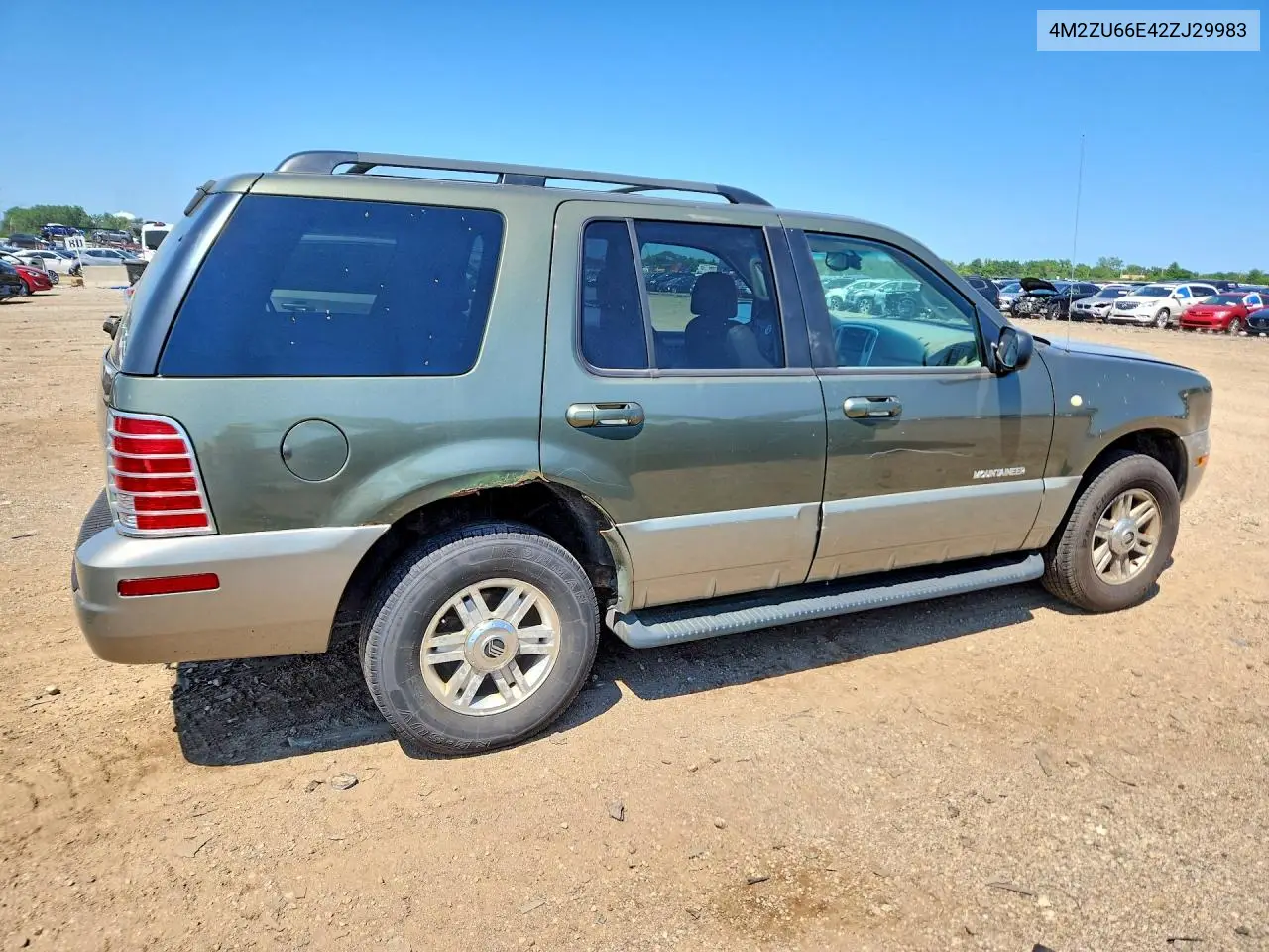 2002 Mercury Mountaineer VIN: 4M2ZU66E42ZJ29983 Lot: 59891126