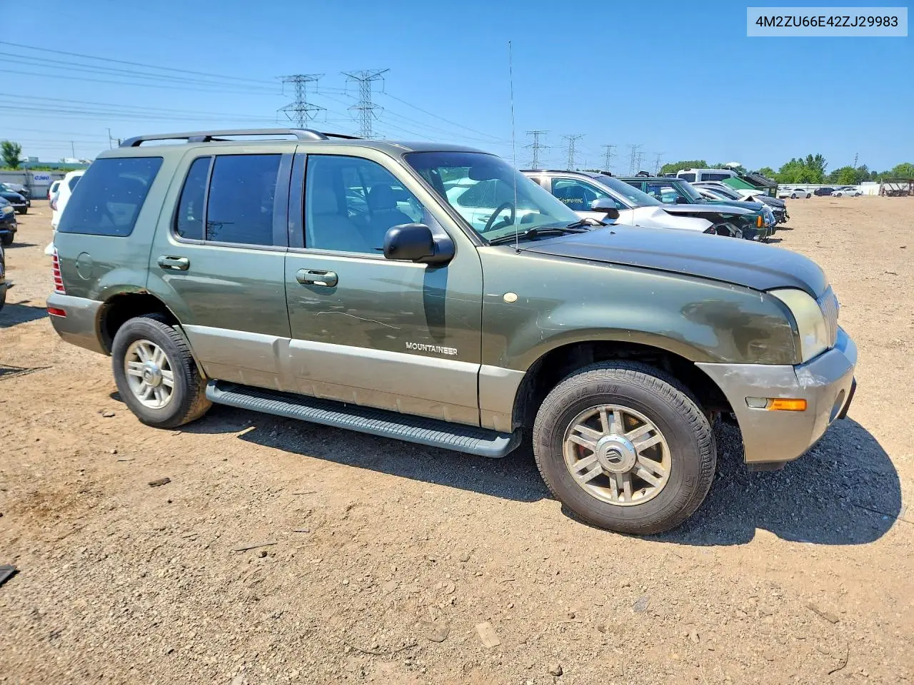 2002 Mercury Mountaineer VIN: 4M2ZU66E42ZJ29983 Lot: 59891126