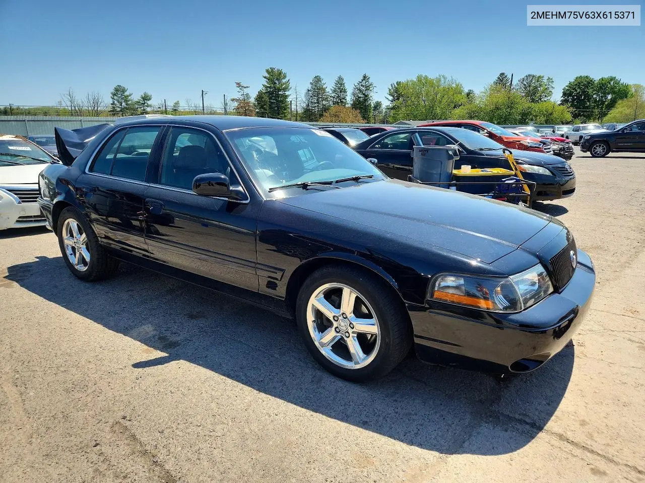 2003 Mercury Marauder VIN: 2MEHM75V63X615371 Lot: 52609446
