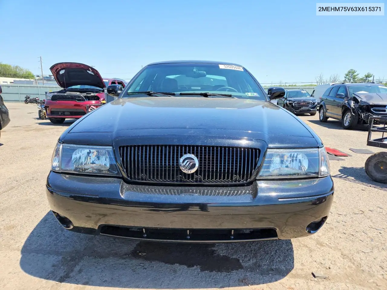 2003 Mercury Marauder VIN: 2MEHM75V63X615371 Lot: 52609446