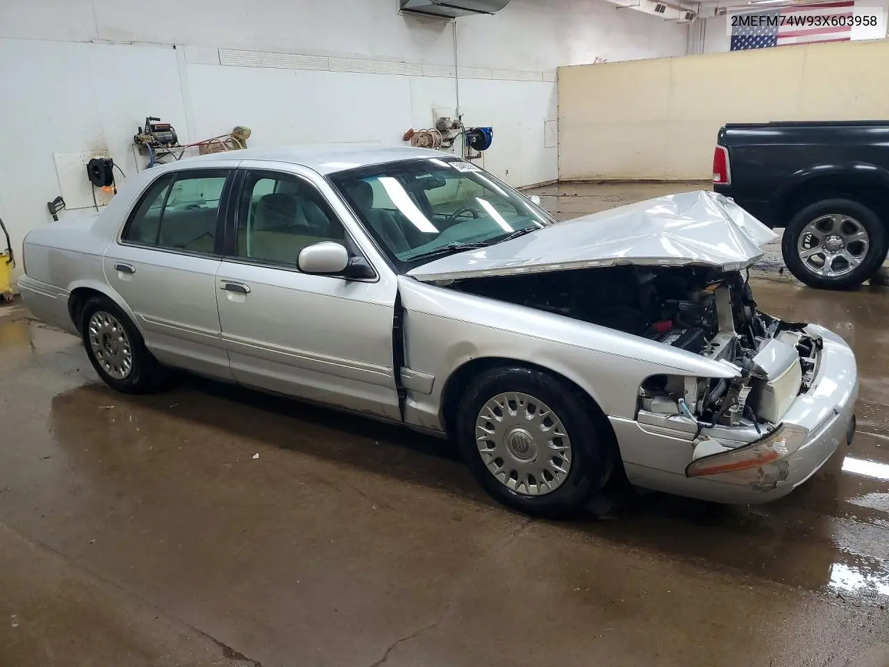 2003 Mercury Grand Marquis Gs VIN: 2MEFM74W93X603958 Lot: 54465826
