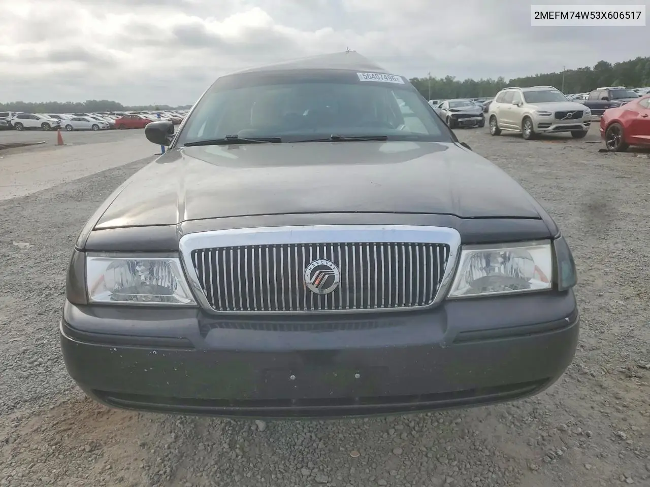 2003 Mercury Grand Marquis Gs VIN: 2MEFM74W53X606517 Lot: 56407496