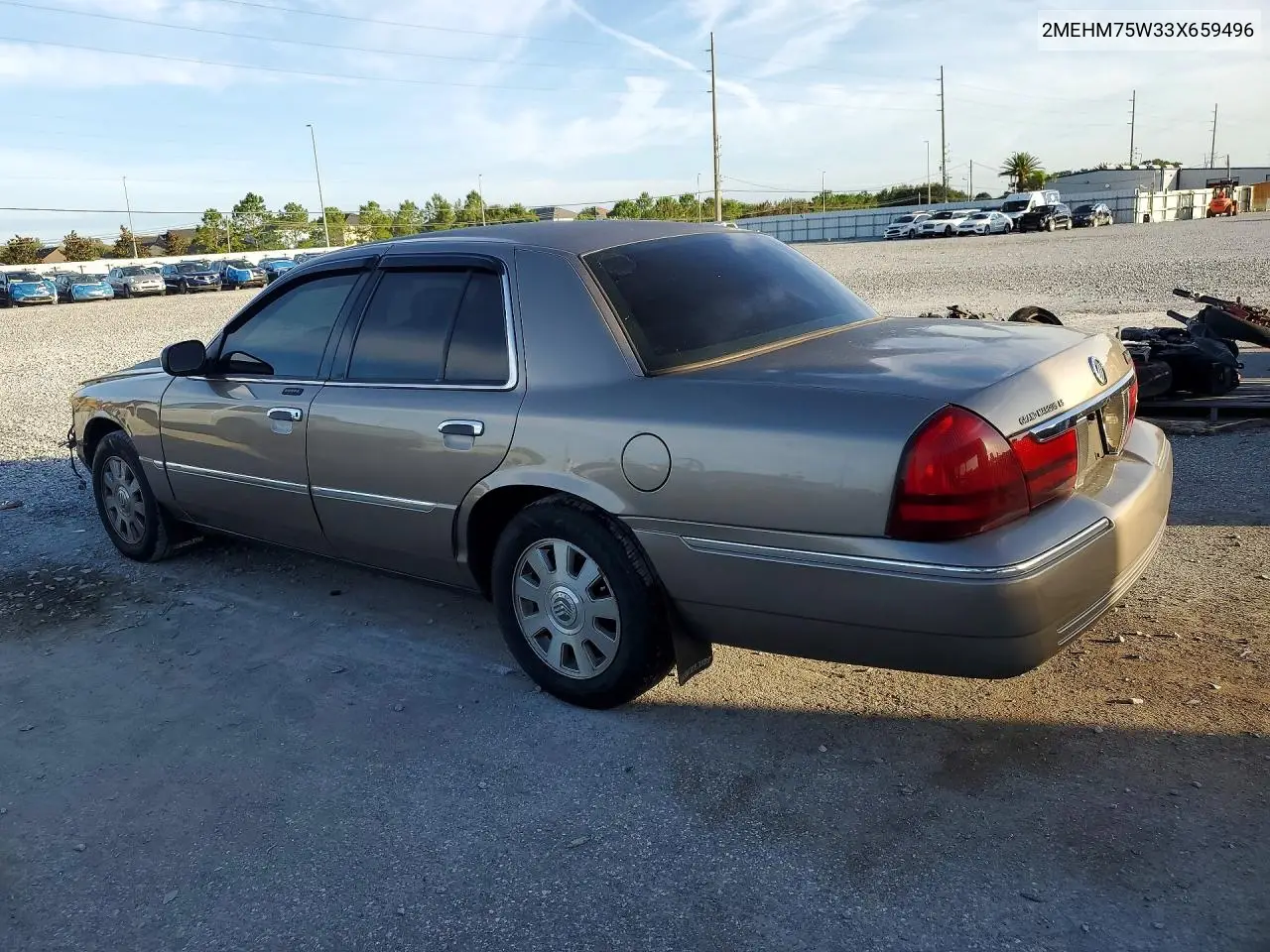 2003 Mercury Grand Marquis Ls VIN: 2MEHM75W33X659496 Lot: 57602636