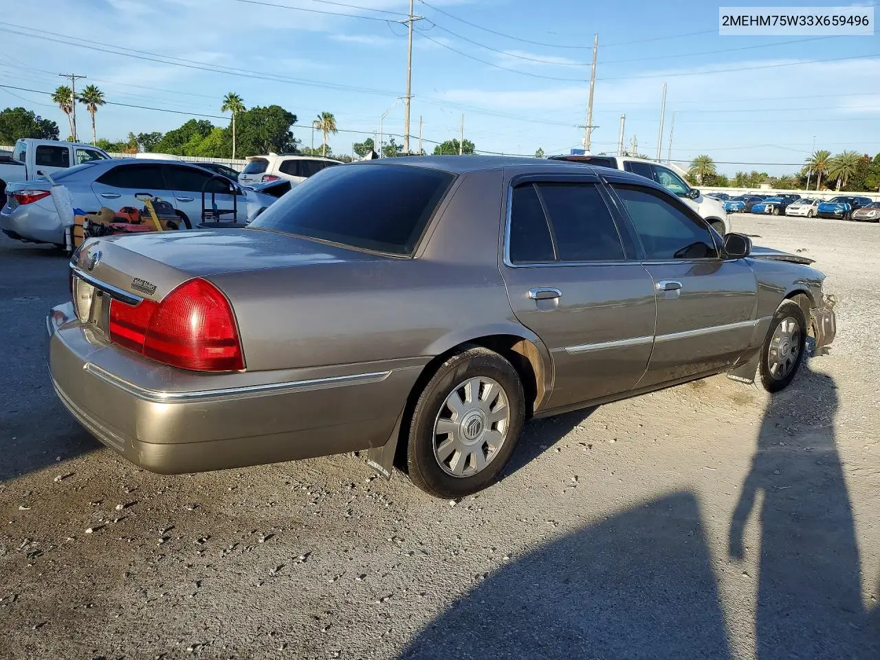 2003 Mercury Grand Marquis Ls VIN: 2MEHM75W33X659496 Lot: 57602636
