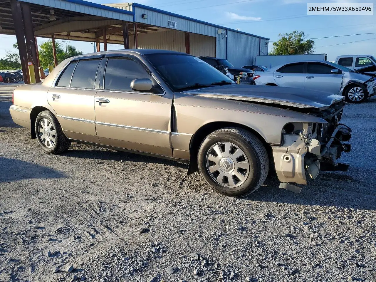 2003 Mercury Grand Marquis Ls VIN: 2MEHM75W33X659496 Lot: 57602636