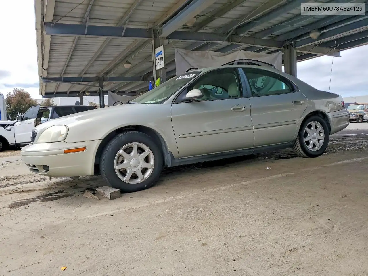 2003 Mercury Sable Gs VIN: 1MEFM50U73A624129 Lot: 58808986