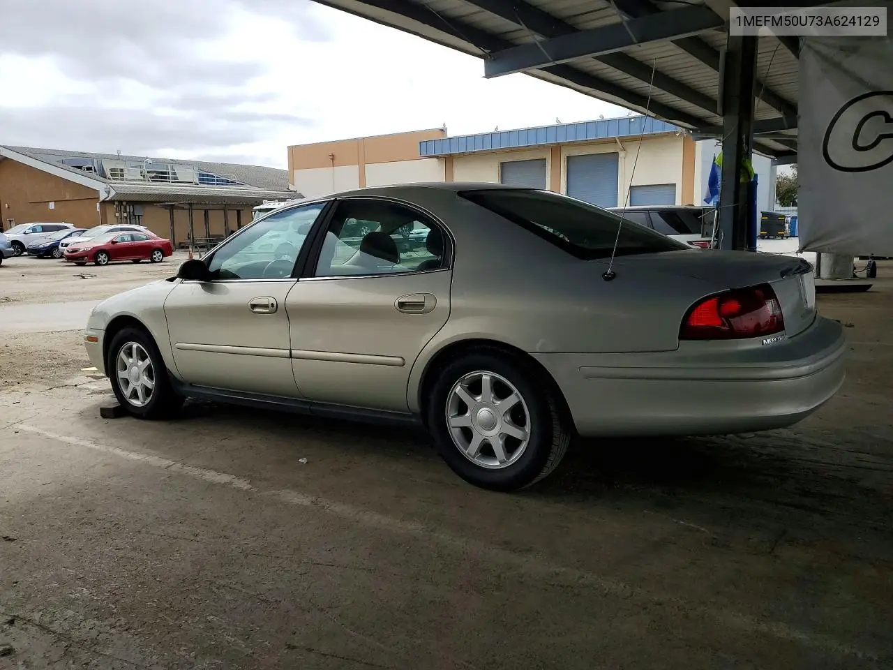 2003 Mercury Sable Gs VIN: 1MEFM50U73A624129 Lot: 58808986