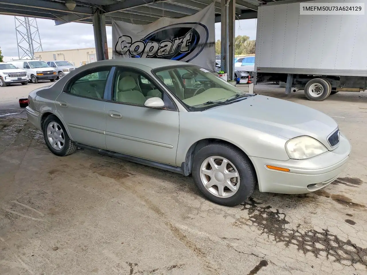2003 Mercury Sable Gs VIN: 1MEFM50U73A624129 Lot: 58808986