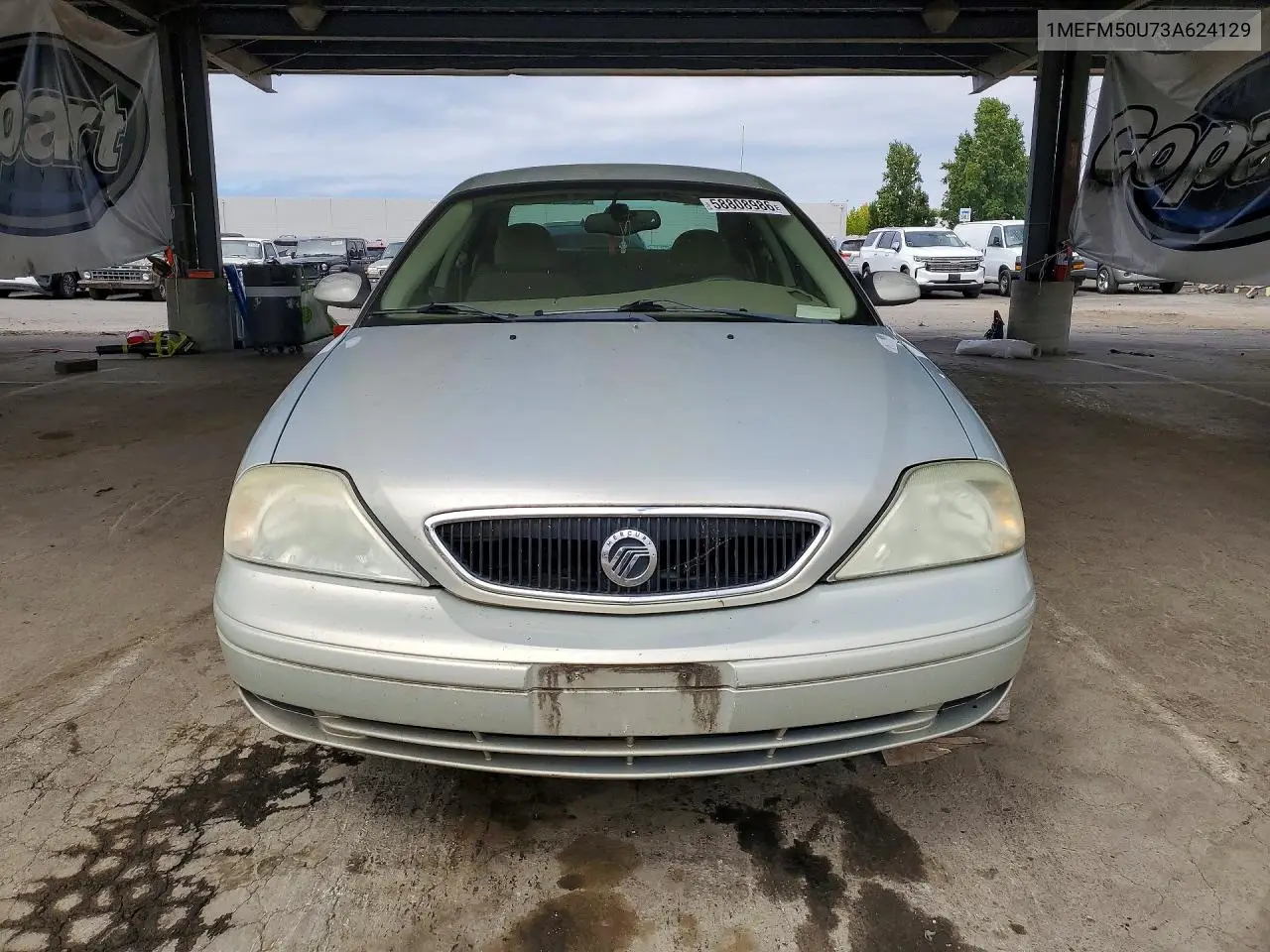 2003 Mercury Sable Gs VIN: 1MEFM50U73A624129 Lot: 58808986