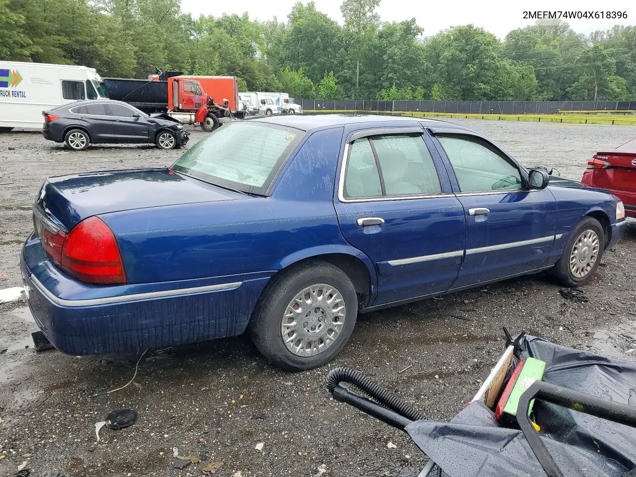 2004 Mercury Grand Marquis VIN: 2MEFM74W04X618396 Lot: 54432916