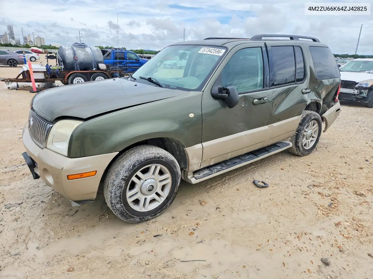 2004 Mercury Mountaineer VIN: 4M2ZU66K64ZJ42825 Lot: 57342596