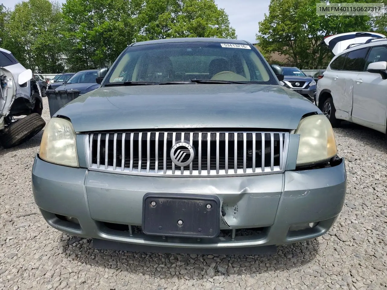 2005 Mercury Montego Luxury VIN: 1MEFM40115G627317 Lot: 53413216