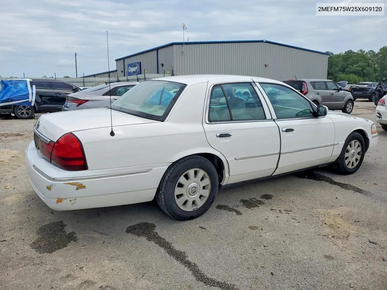 2005 Mercury Grand Marquis Ls VIN: 2MEFM75W25X609120 Lot: 55105786