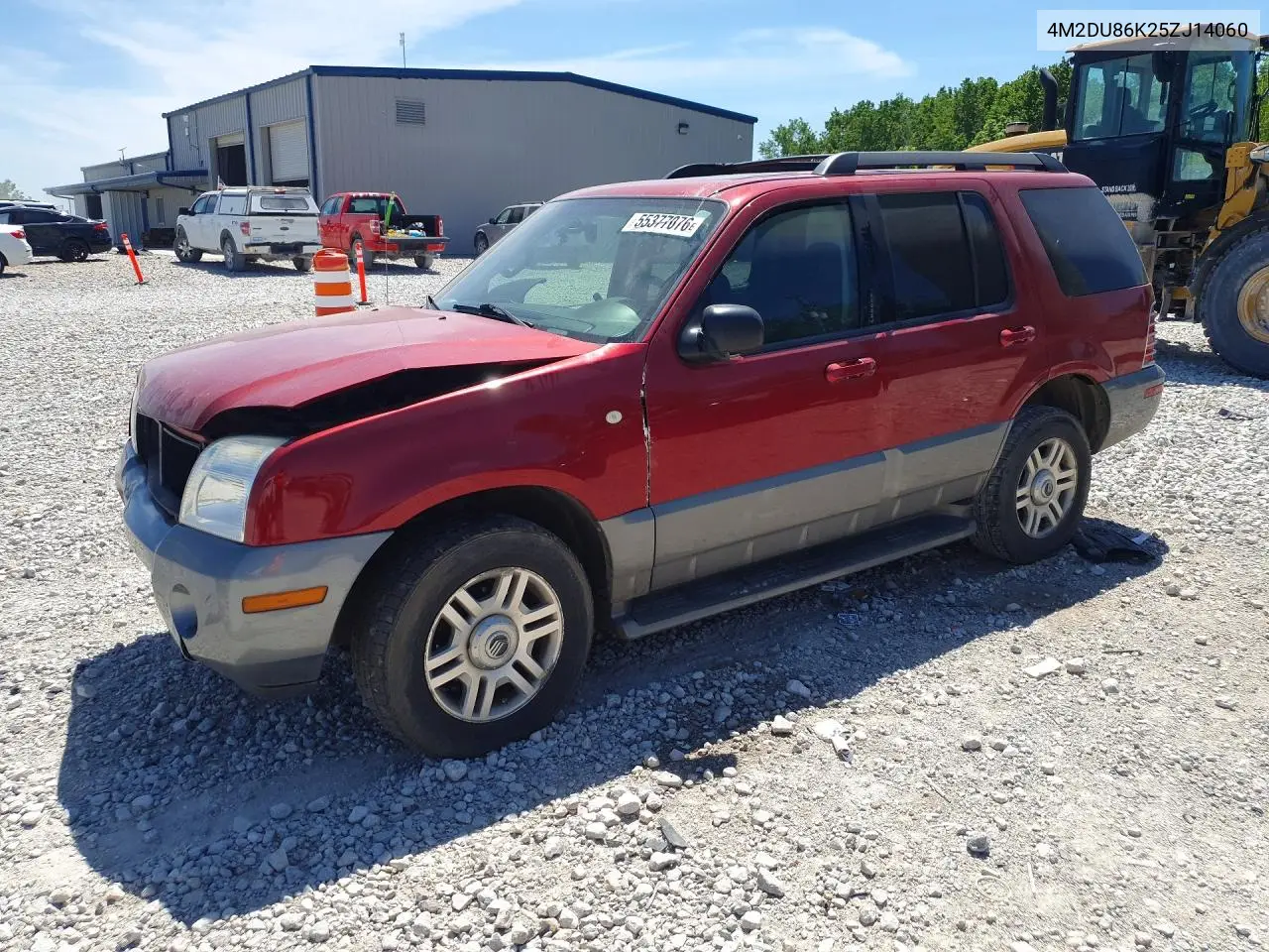2005 Mercury Mountaineer VIN: 4M2DU86K25ZJ14060 Lot: 55377076