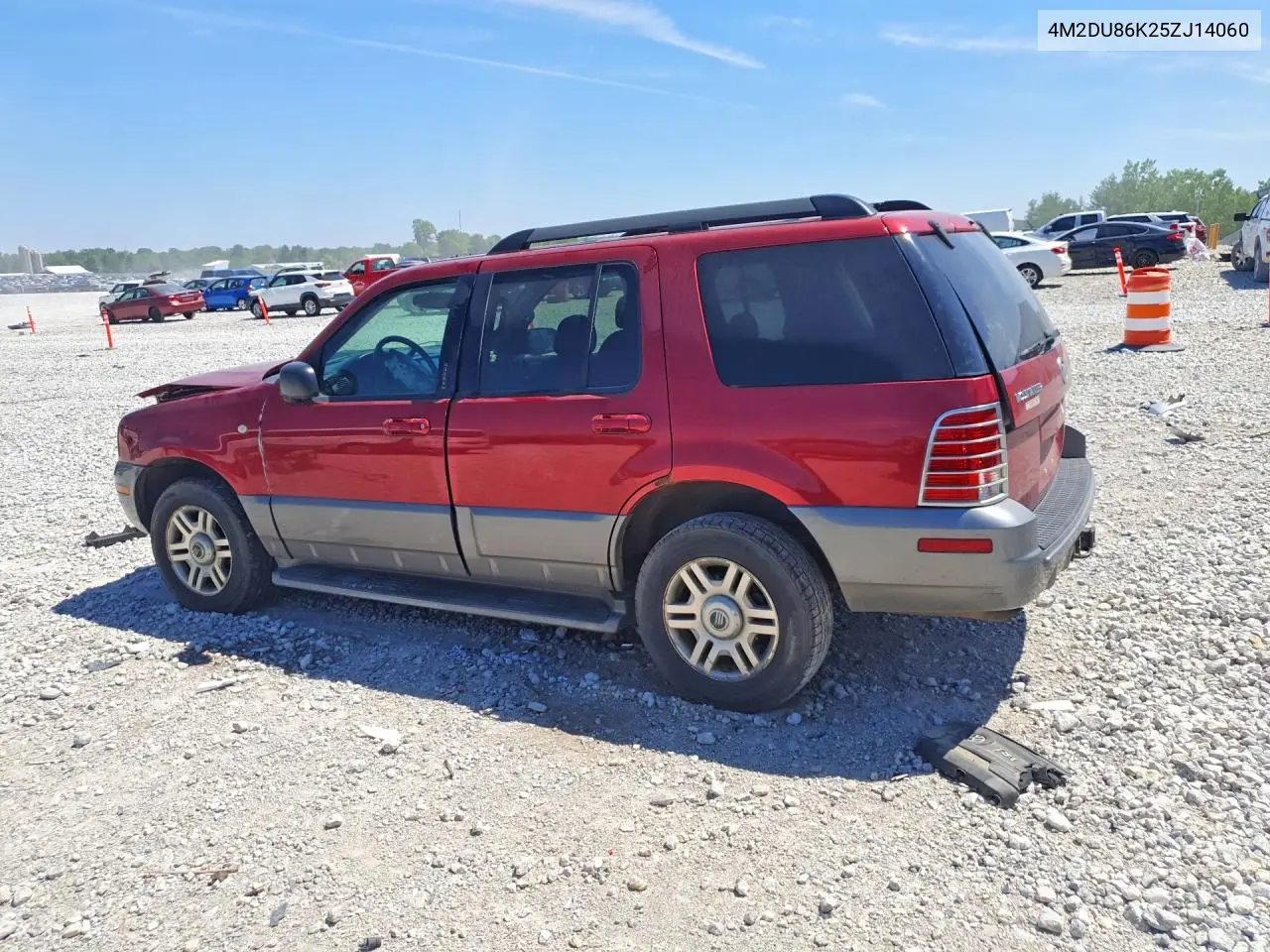 2005 Mercury Mountaineer VIN: 4M2DU86K25ZJ14060 Lot: 55377076