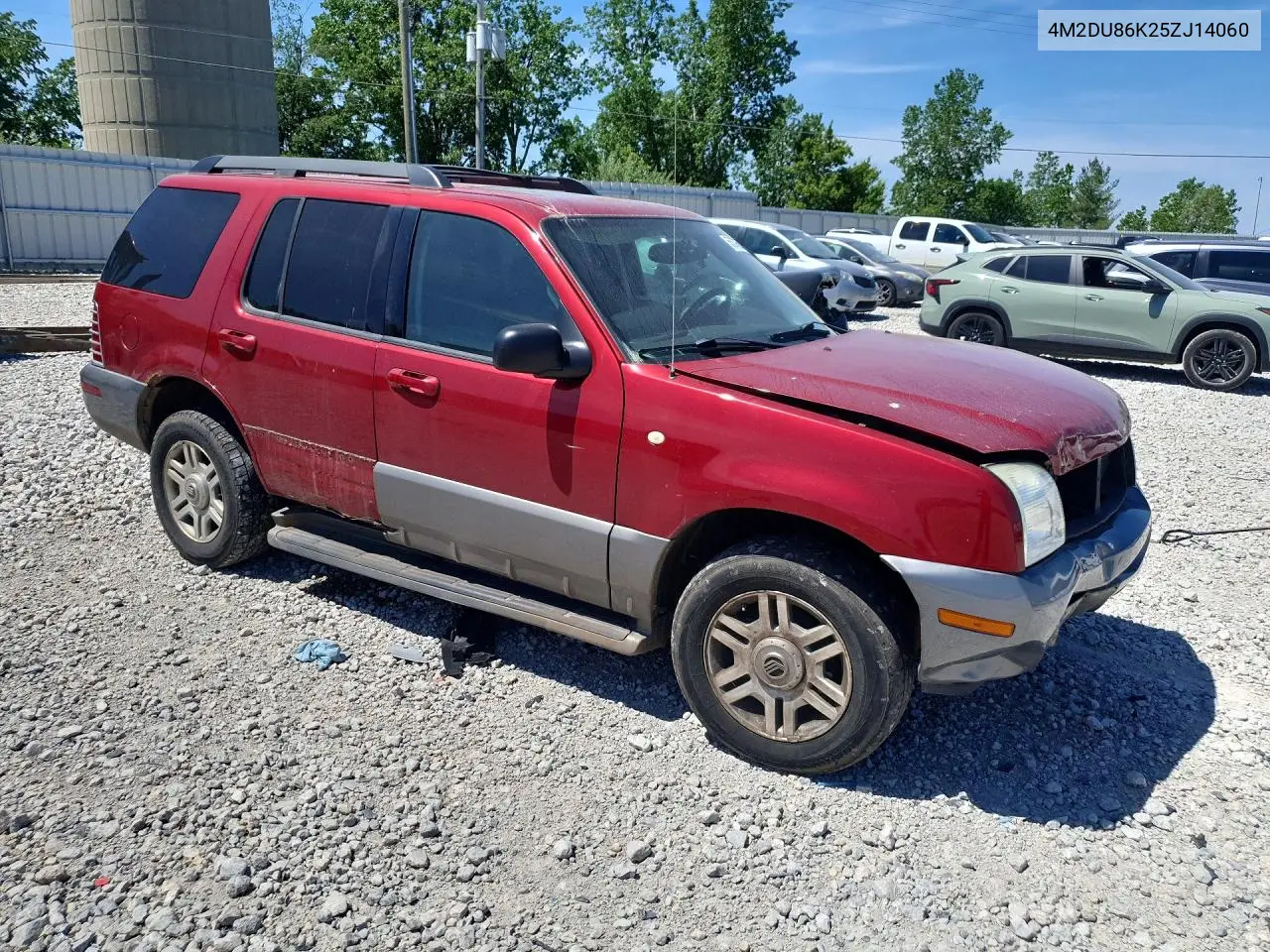 2005 Mercury Mountaineer VIN: 4M2DU86K25ZJ14060 Lot: 55377076