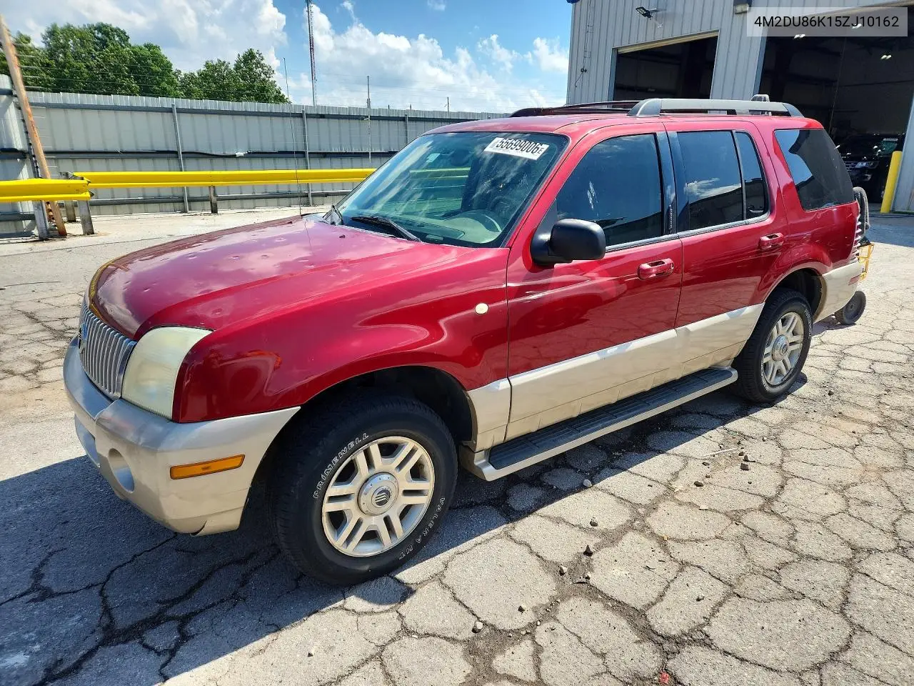 2005 Mercury Mountaineer VIN: 4M2DU86K15ZJ10162 Lot: 55699006