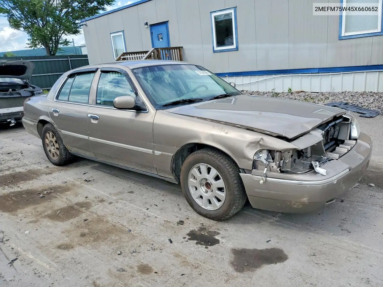 2005 Mercury Grand Marquis Ls VIN: 2MEFM75W45X660652 Lot: 57564396