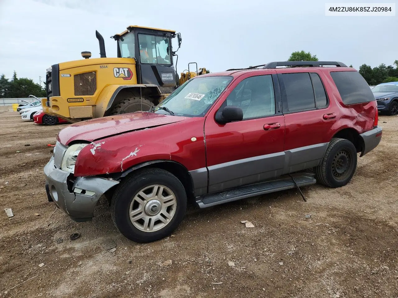 2005 Mercury Mountaineer VIN: 4M2ZU86K85ZJ20984 Lot: 58793646
