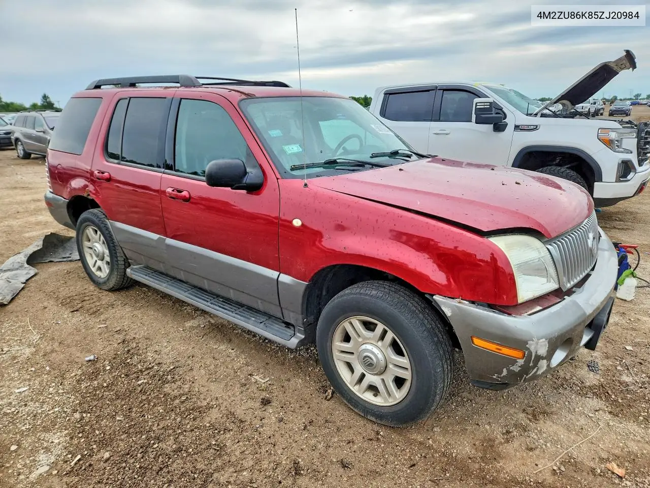 2005 Mercury Mountaineer VIN: 4M2ZU86K85ZJ20984 Lot: 58793646