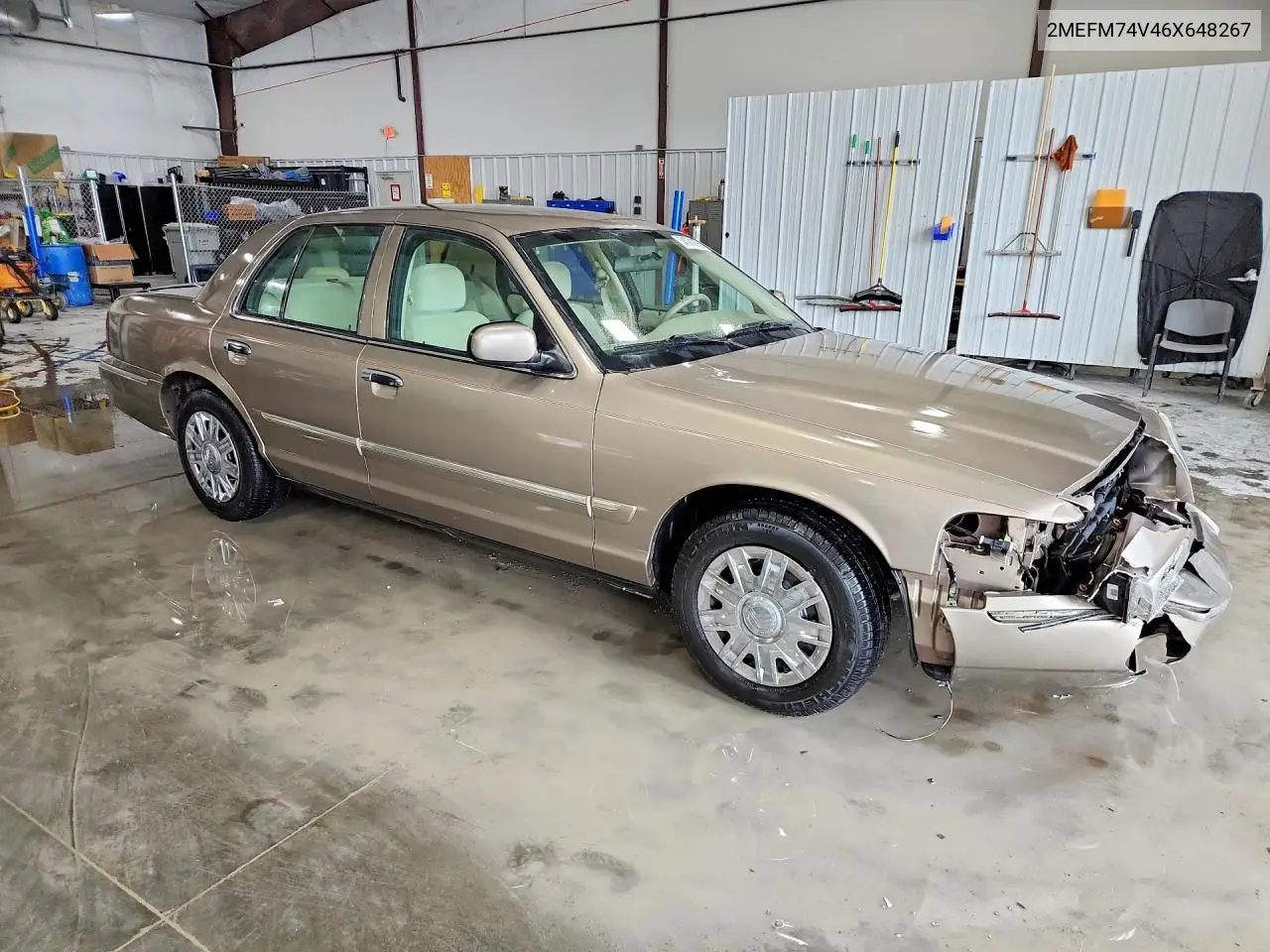 2006 Mercury Grand Marquis Gs VIN: 2MEFM74V46X648267 Lot: 54791976