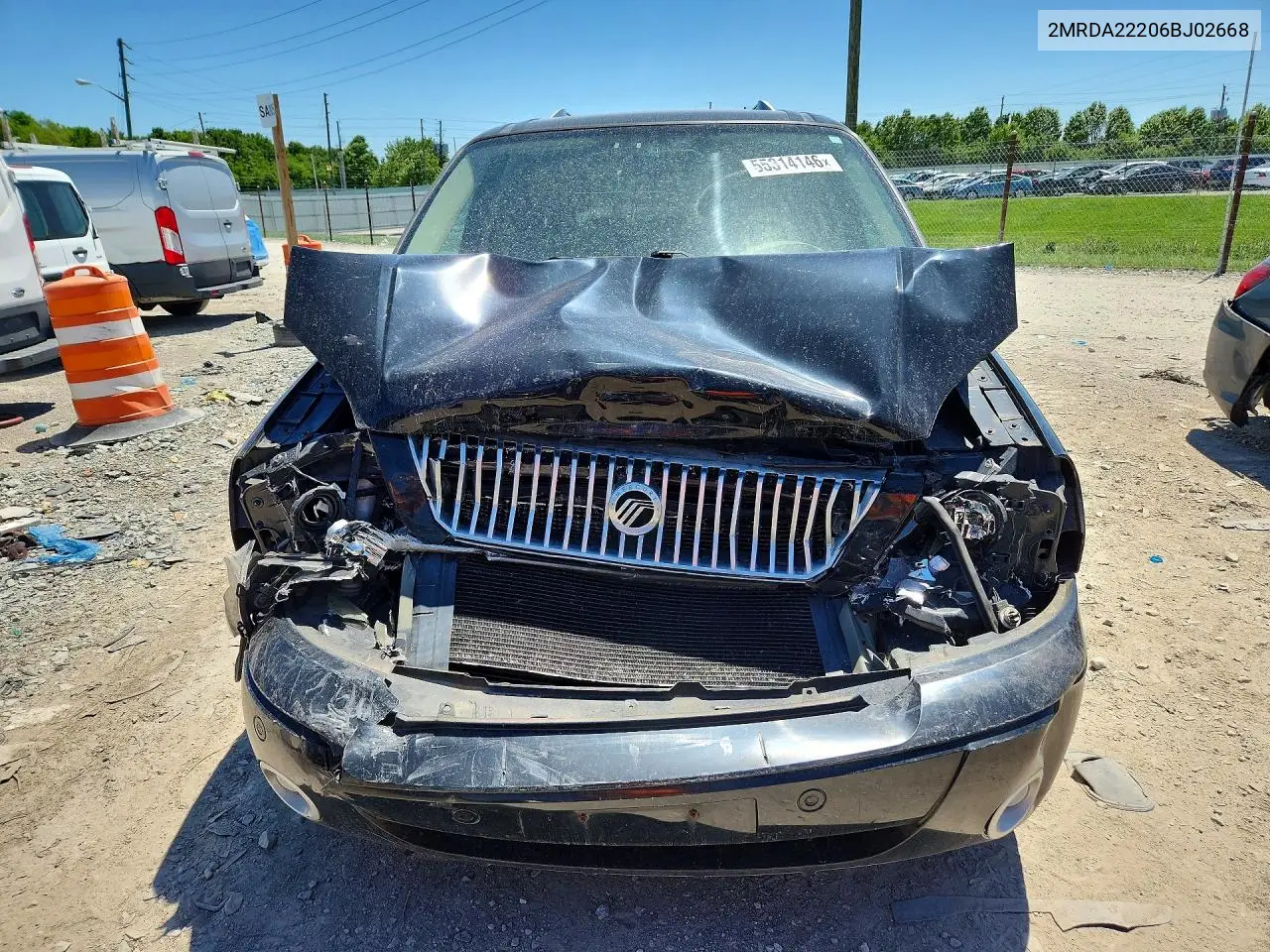 2006 Mercury Monterey Luxury VIN: 2MRDA22206BJ02668 Lot: 55314146