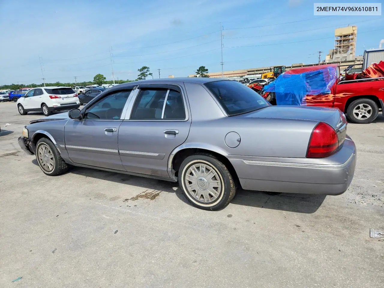 2006 Mercury Grand Marquis Gs VIN: 2MEFM74V96X610811 Lot: 55714496