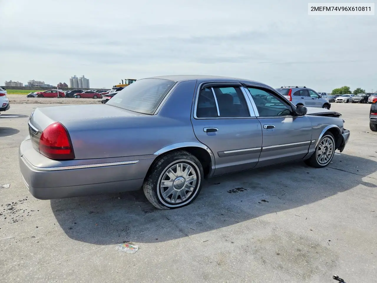 2006 Mercury Grand Marquis Gs VIN: 2MEFM74V96X610811 Lot: 55714496
