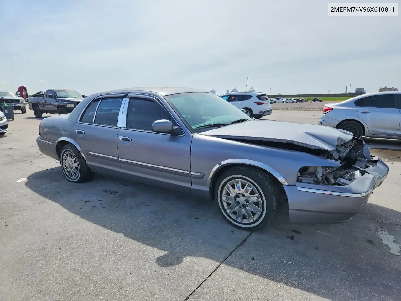 2006 Mercury Grand Marquis Gs VIN: 2MEFM74V96X610811 Lot: 55714496